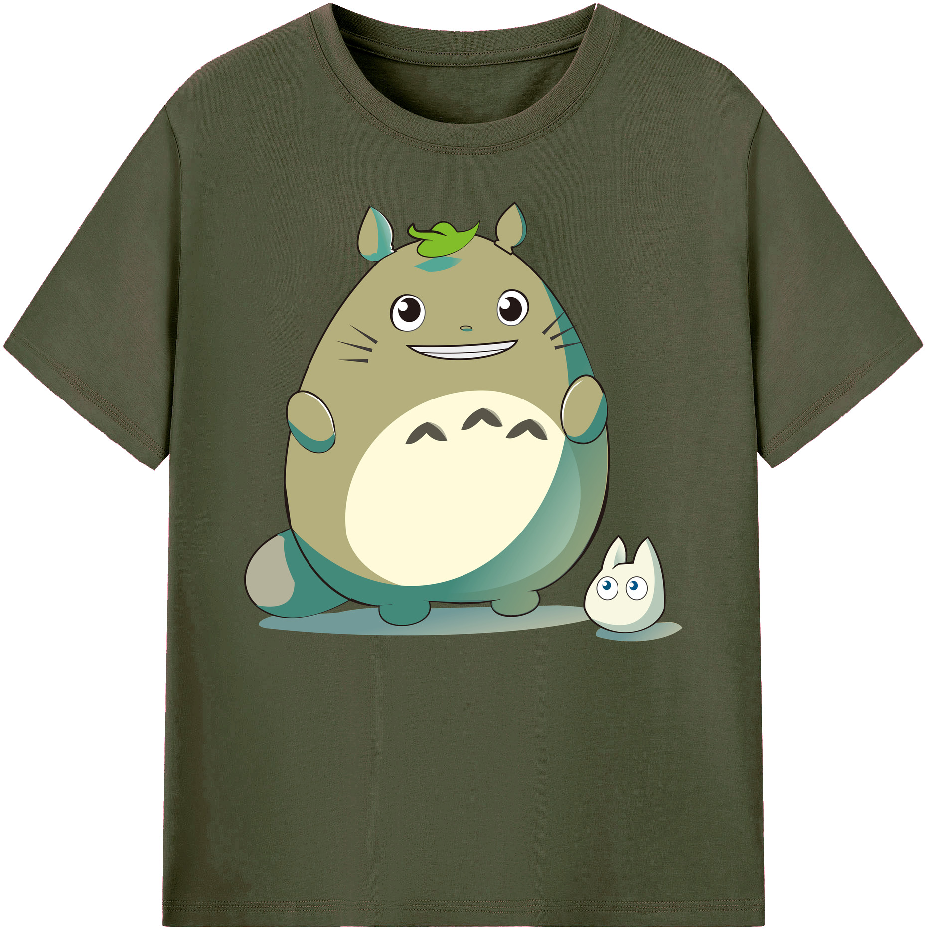 （画像用） となりのトトロ 草壁メイ 草壁サツキ My Neighbor Totoro Satsuki Kusakabe Mei Kusakabe 綿100％ メンズ半袖Tシャツ｜肌触りやわらか＆通気性